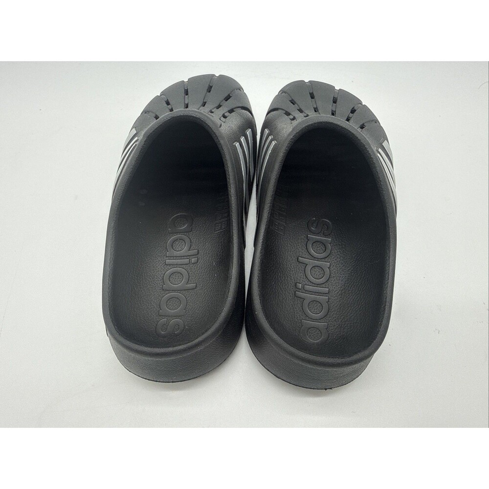 Adidas Adilette GZ5886  Unisex Black Round Toe Slip-On Clogs Size 5M, 6W - Picture 9 of 13